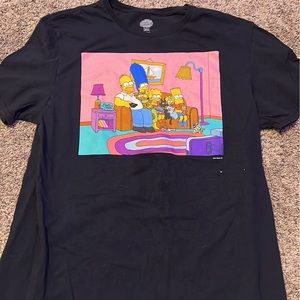 Black Size Medium Simpsons shirt